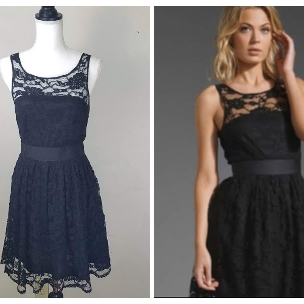 BB Dakota Black Lace Dress